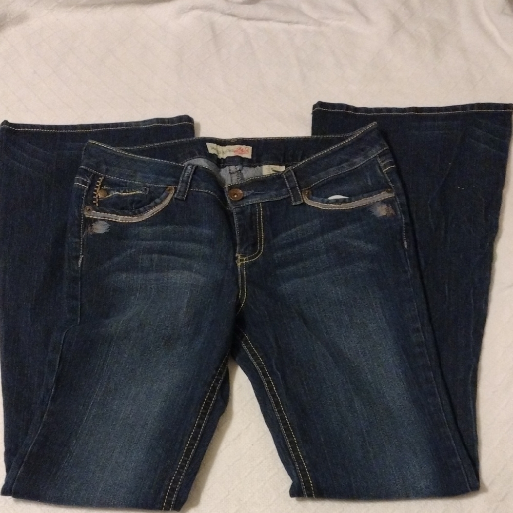 Paris Blues Blue Boot Cut Jeans Classic Denim